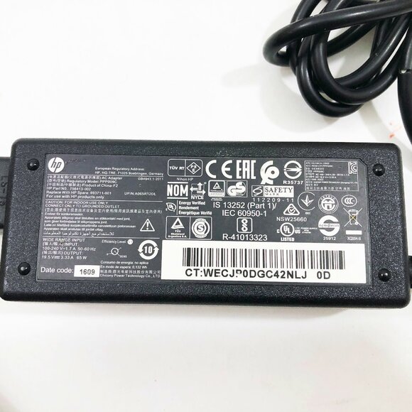 Genuine HP Laptop Charger AC Power Adapter 756413-002 693711-001 19.5V 3.33A 65W - Picture 2 of 4